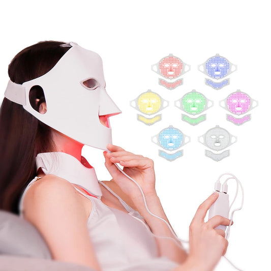 Foreverlily 3D Silicone LED Face & Neck Mask